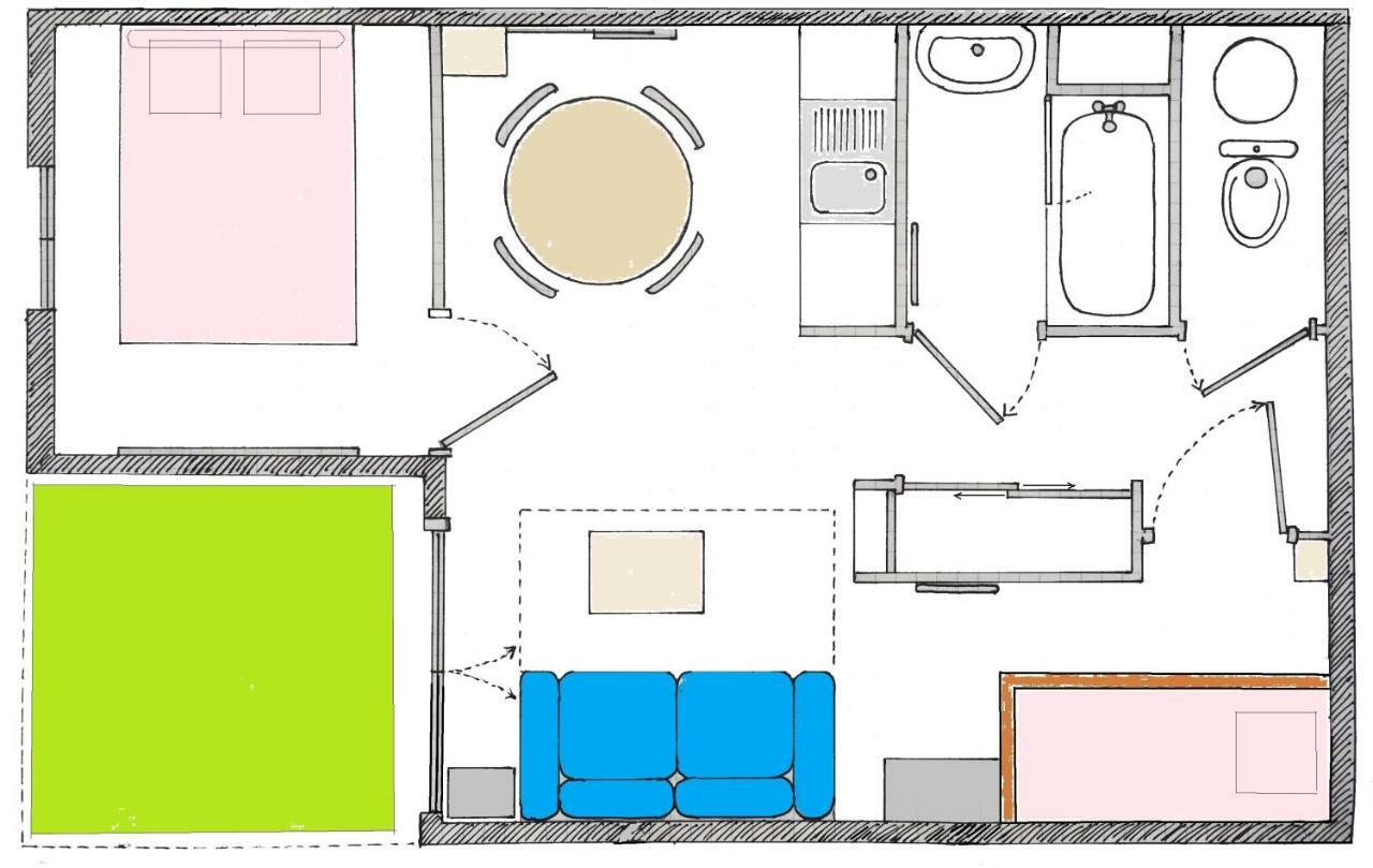 Le Foch - Centre - Parking Lägenhet Lourdes Exteriör bild